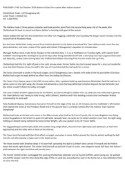 Match Report: Cheltenham Town vs Luton Town FC (1st Oct 2016)