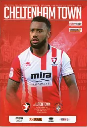 Programme: Cheltenham Town vs Luton Town FC (1st Oct 2016)