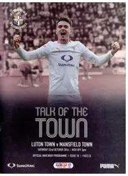 Programme: Luton Town FC vs Mansfield Town (22nd Oct 2016)