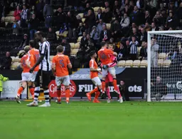 Glen Rea celebrates with Christian Walton after his penalty save