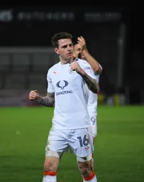 Glen Rea celebrates after the final whistle