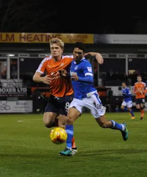 Cameron McGeehan challenging