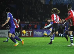 Jack Marriott lets fly but the game remained goalless