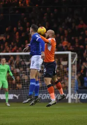 Scott Cuthbert competes in the air