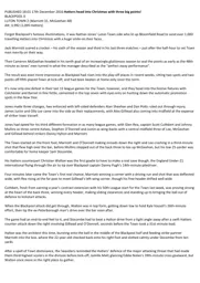 Match Report: Blackpool vs Luton Town FC (17th Dec 2016)