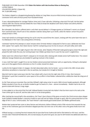 Match Report: Luton Town FC vs Colchester United (26th Dec 2016)