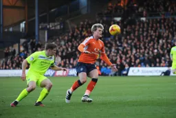 Cameron McGeehan brings the ball down