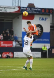 Glen Rea leaps highest to win the ball