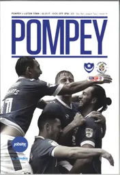 Programme: Portsmouth vs Luton Town FC (2nd Jan 2017)