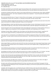 Match Report: Crewe Alexandra vs Luton Town FC (14th Jan 2017)