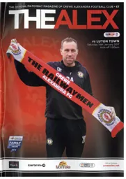 Programme: Crewe Alexandra vs Luton Town FC (14th Jan 2017)