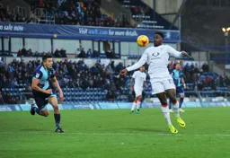 Pelly-Ruddock Mpanzu brings the ball under control