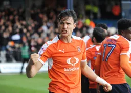 Jonathan Smith celebrates the first goal