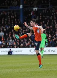 Glen Rea brings the ball under control