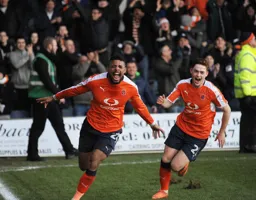 Isaac Vassell shows the joy of scoring