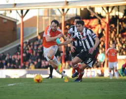 Danny Hylton wriggles free