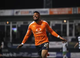Isaac Vassell celebrates