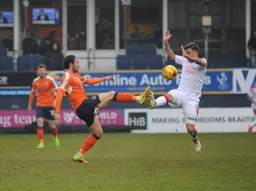 Danny Hylton and Jimmy Smith get involved with some high kicking