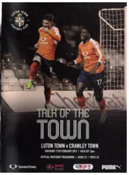 Programme: Luton Town FC vs Crawley Town (11th Feb 2017)