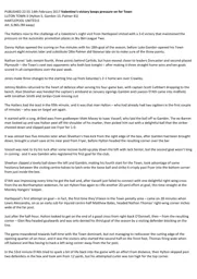 Match Report: Luton Town FC vs Hartlepool United (14th Feb 2017)