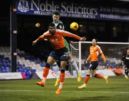 Isaac Vassell under pressure