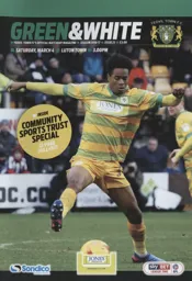 Programme: Yeovil Town vs Luton Town FC (4th Mar 2017)