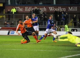 Isaac Vassell forces a save