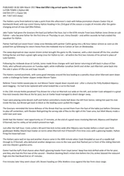 Match Report: Luton Town FC vs Exeter City (18th Mar 2017)