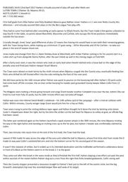 Match Report: Luton Town FC vs Notts County (22nd Apr 2017)