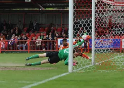 Isaac Vassell adds Town`s third goal