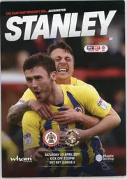 Programme: Accrington Stanley vs Luton Town FC (29th Apr 2017)