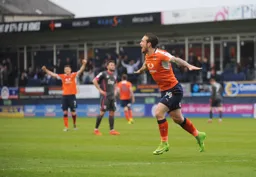 Jack Marriott has just made the points safe after scoring his second and Town`s third goal