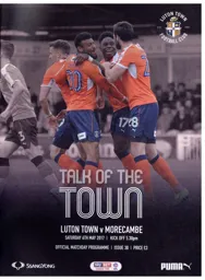 Programme: Luton Town FC vs Morecambe (6th May 2017)