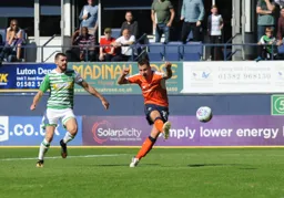James Collins scores his second and Town`s sixth goal