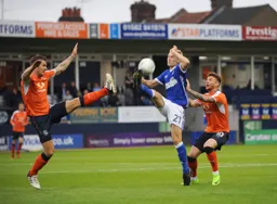 James Collins and future Hatter Flynn Downes get involved in some high kicking