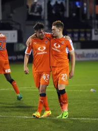 A pair of Jacks. Jack James and Jack Senior look pleased with their evenings work