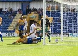 The ball crosses the line and Danny Hylton`s header completes the comeback