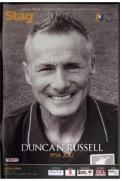 Programme: Mansfield Town vs Luton Town FC (26th Aug 2017)