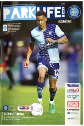Programme: Wycombe Wanderers vs Luton Town FC (16th Sep 2017)