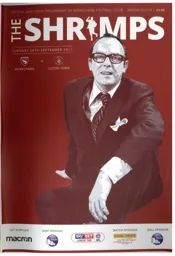 Programme: Morecambe vs Luton Town FC (26th Sep 2017)