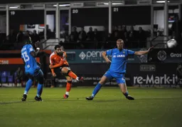 Elliot Lee fires home the equaliser