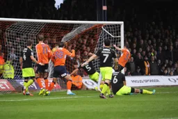 Dan Potts opens the floodgates by scoring Town`s first goal