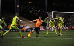 James Collins looks totally outnumbered