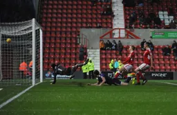 Danny Hylton`s diving header makes the score 2-0