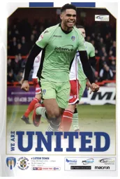 Programme: Colchester United vs Luton Town FC (30th Mar 2018)