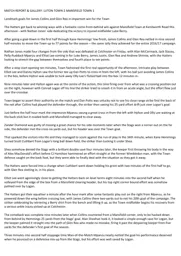 Match Report: Luton Town FC vs Mansfield Town (2nd Apr 2018)