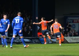 Danny Hylton has just levelled the score at 1-1