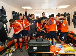 Dressing Room celebrations