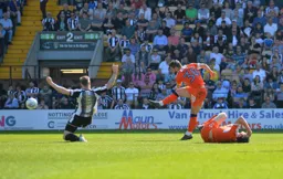 Elliot Lee lets fly but the game remained goalless