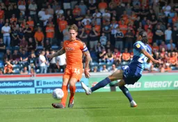 Glen Rea tries to ensure the ball is not blocked